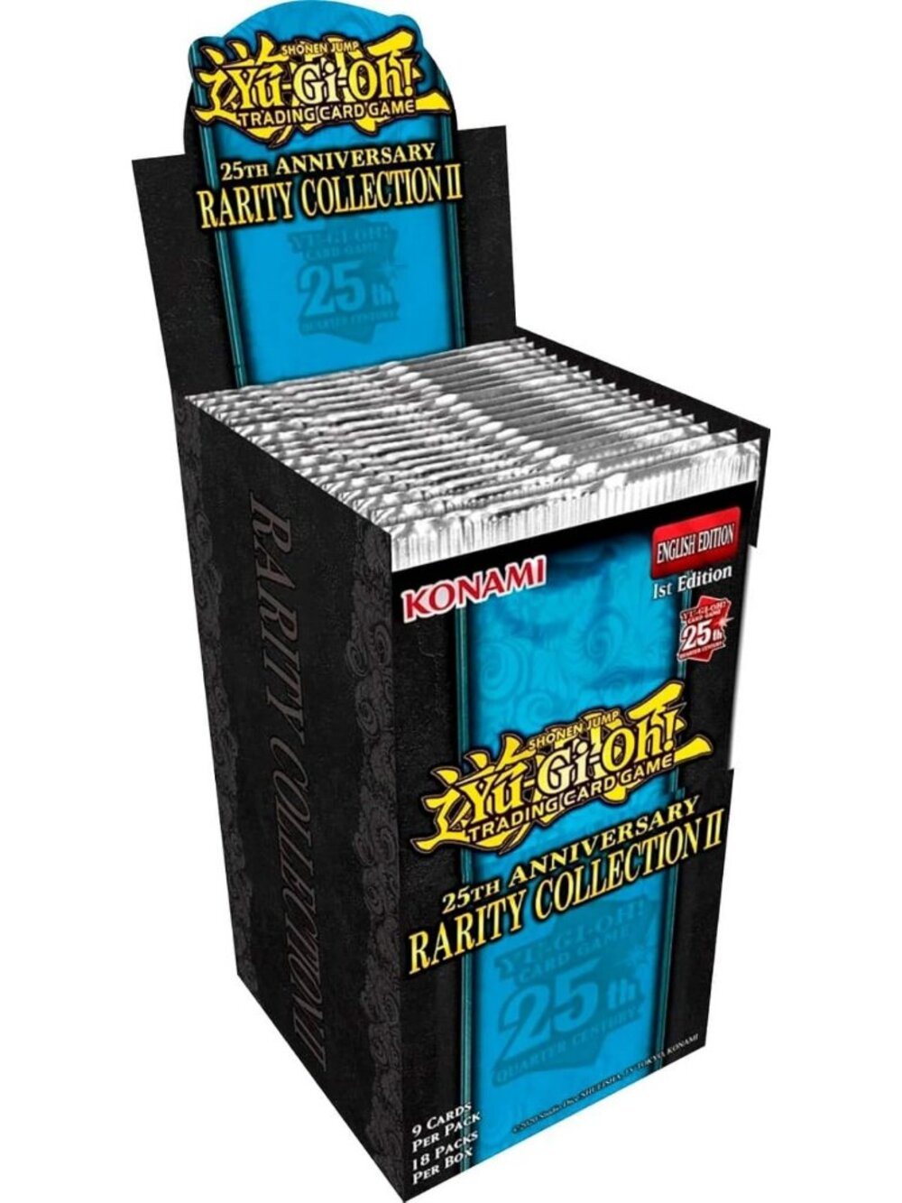 25th Anniversary Yu-Gi-Oh Booster Box - Rarity Collection 2 with 18 Packs